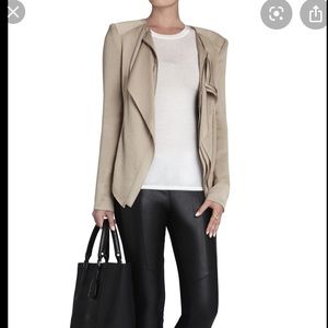 BCBG Flora Ruffle-Front Jacket